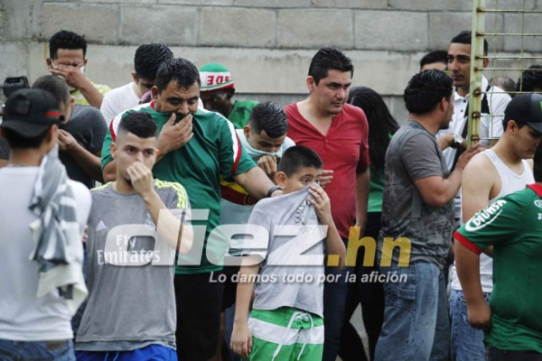 Las imágenes que no viste en TV de incidentes en el Yankel Rosenthal