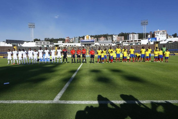 Honduras y las imágenes de la derrota en Ecuador
