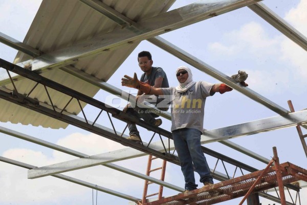 En fotos: El Yankel se viste de gala y así recibirá su primera Gran Final de Honduras
