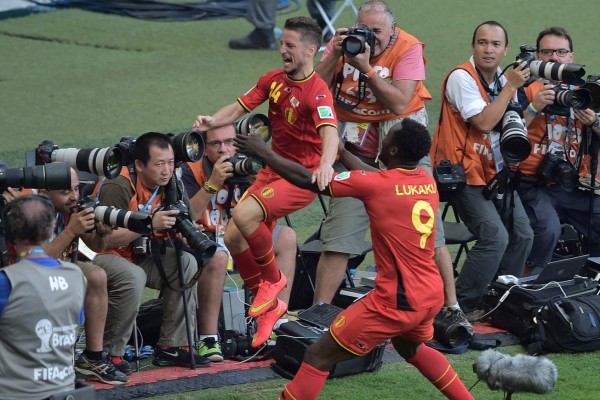 Mundial Brasil 2014: Las mejores imágenes Bélgica Argelia 2-1 .
