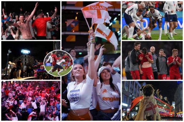 Derroche de locura: cervezas, llanto y festejo de Inglaterra en polémica clasificación a la final de la Euro