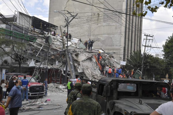 Las imágenes conmovedoras e impactantes del sismo que sacudió a México&nbsp;&nbsp;