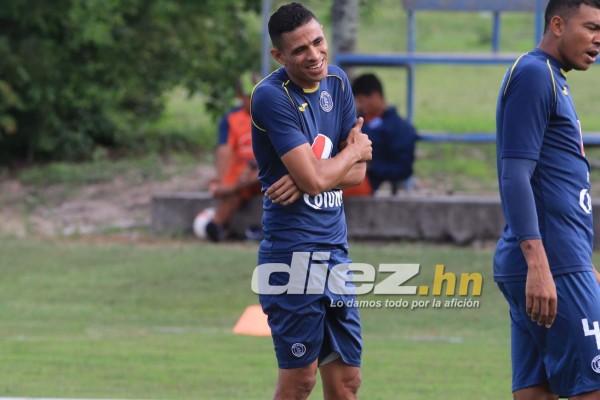 FOTOS: La visita a Diego Vázquez, la caída de Vega y la alegría en el entrenamiento de Motagua