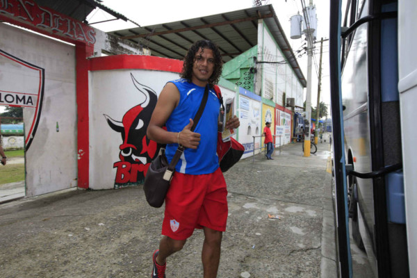 Atlético Choloma, viajó completo a Tegucigalpa.