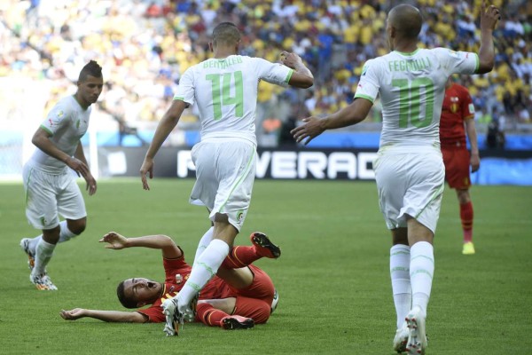 Mundial Brasil 2014: Las mejores imágenes Bélgica Argelia 2-1 .