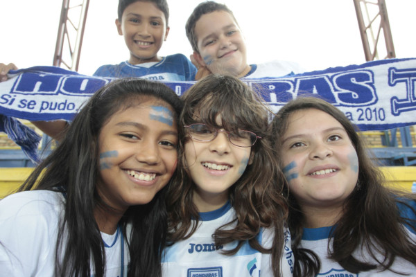 Ambiente antes del juego Honduras vrs Panamá