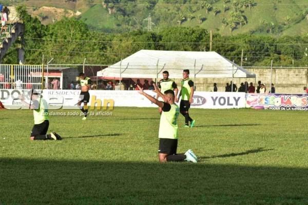 FOTOS: El júbilo y tristeza de la final de ida de la Liga de Ascenso de Honduras