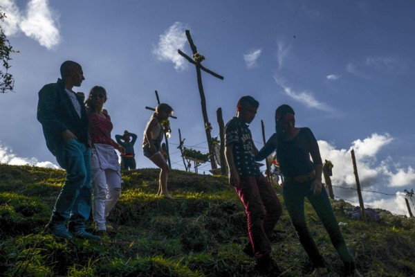 Así luce el cerro donde se estrelló el avión el Chapecoense hace un año