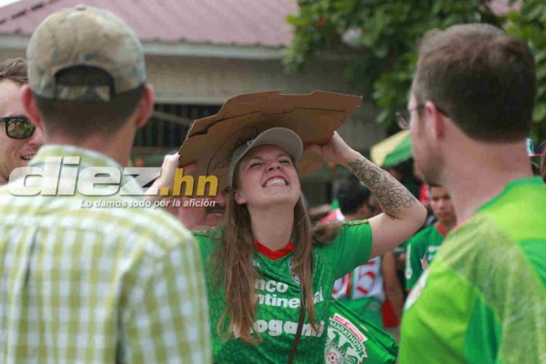 Ambientazo y máxima seguridad previo a la Gran Final entre Marathón y Motagua