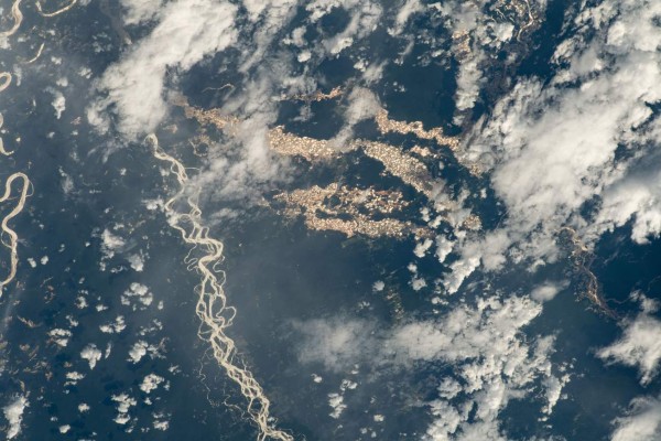 'Ríos de Oro': Las imágenes de la NASA revelan la destrucción de la minería ilegal en la Amazonia