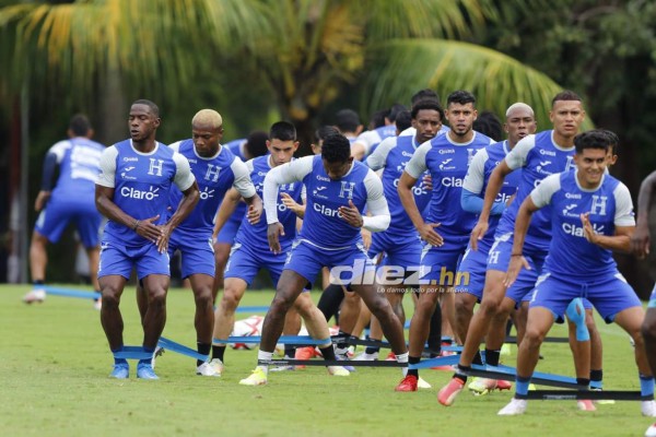 Los cariñitos de Edwín Rodríguez y las bromas de Deiby: el penúltimo entreno de Honduras con el combo completo