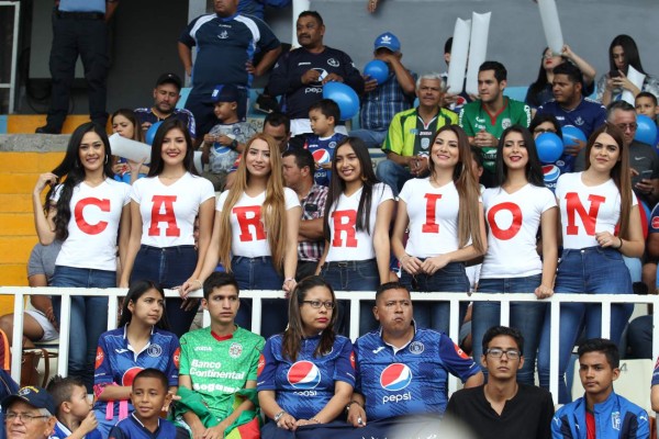 FOTOS: La belleza que impactó en la gran final entre Motagua y Marathón