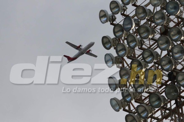 Las imágenes que la televisión no mostró del Motagua-Marathón