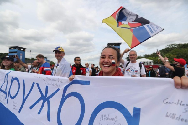 ¡AMBIENTAZO! Así se vive la previa de la inauguración del Mundial de Rusia