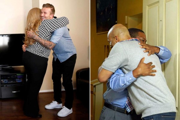 FOTOS: Así emocionó David Beckham a esta familia al donarles 100 mil dólares