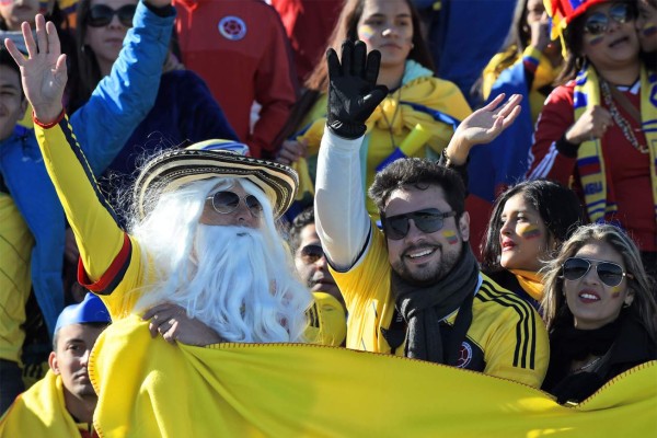 Las mejores imágenes del ambiente del Colombia vs Venezuela.