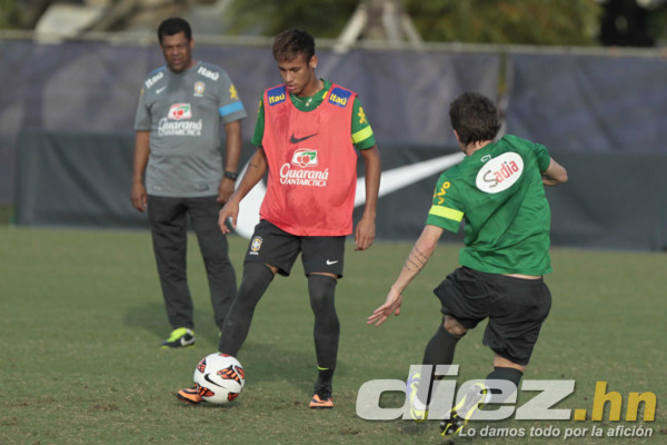 Entreno en Miami de la Selección de Brasil