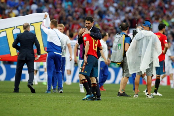 Las desgarradoras fotos de España tras ser eliminado del Mundial de Rusia 2018