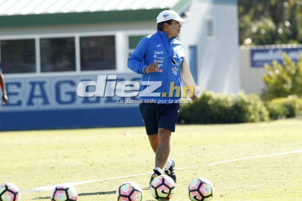 Las imágenes curiosas del entreno de Honduras en Fort Myers