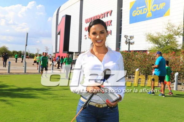 ¡Qué hermosas! Las bellezas del México-Honduras por Copa Oro