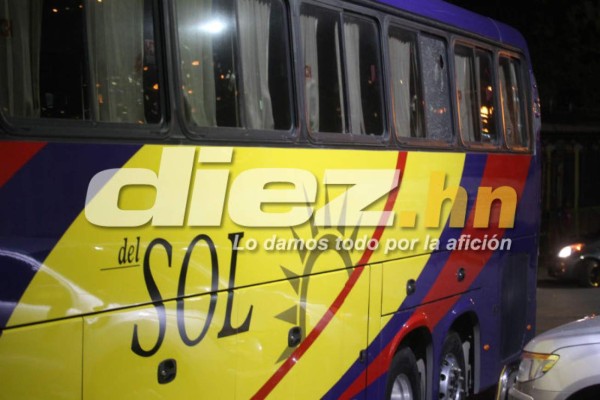 FOTOS: El cobarde ataque al Alianza de El Salvador en Tegucigalpa