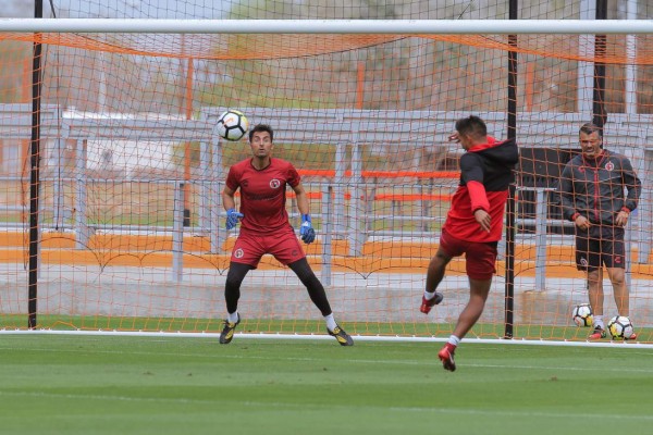 Las imágenes del reconocimiento de cancha de Motagua y Xolos de Tijuana