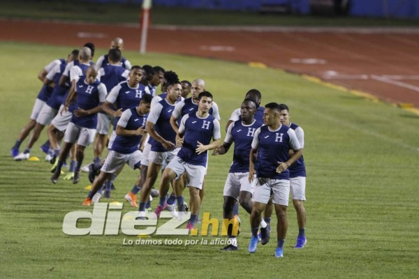 Risas y pelones: El último entrenamiento de Honduras antes de enfrentar a Trinidad y Tobago