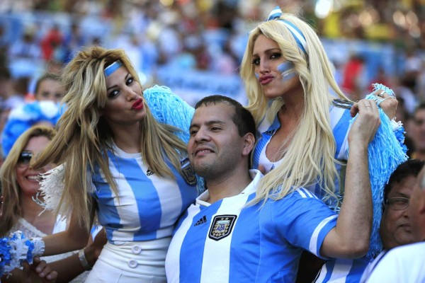 Así se palpita la final para los Argentinos en Brasil.