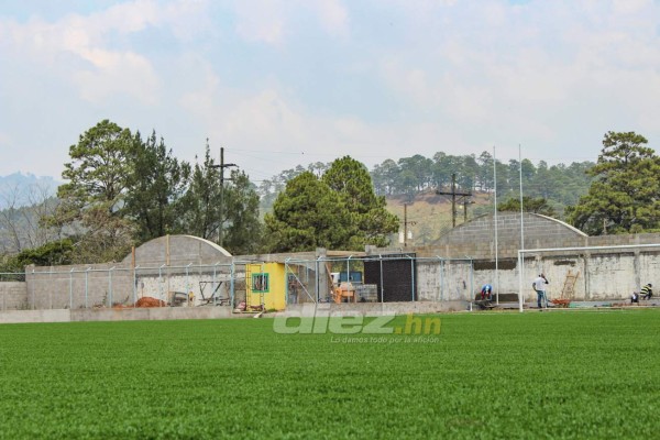 El nuevo y bonito estadio que se inaugurará en Campamento, Olancho