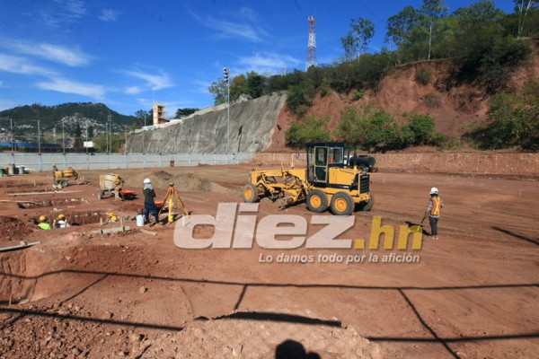 En fotos: El mini estadio que Fenafuth está construyendo en Tegucigalpa