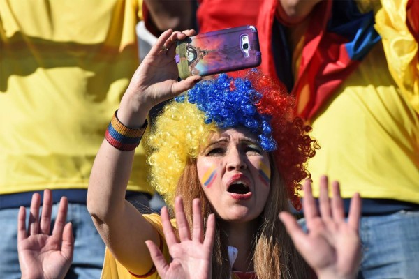 Las mejores imágenes del ambiente del Colombia vs Venezuela.