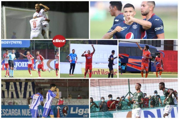 Horarios y fechas confirmadas: así se jugará la jornada 12 del Apertura 2021 ¡con clásico en San Pedro Sula!