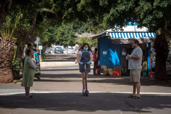 Los niños de España volvieron a salir a las calles tras cuarentena por covid-19