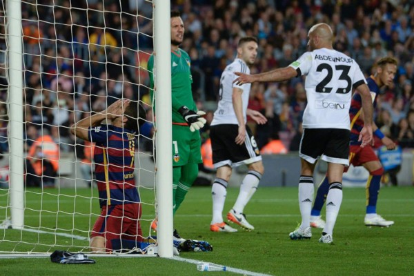 Las mejores imágenes de la derrota del Barcelona ante Valencia