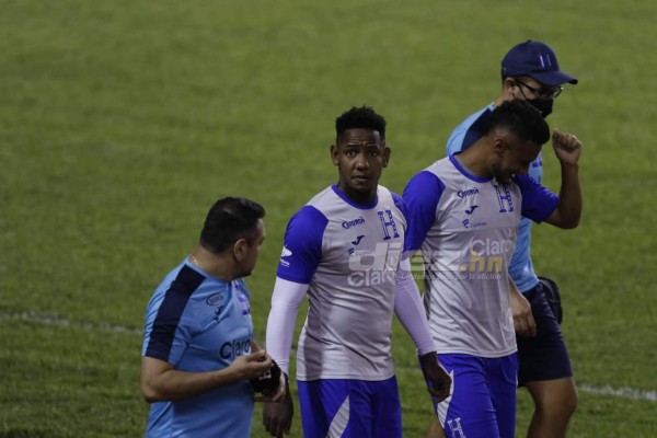 Con cuatro legionarios y los cañoneros del Vida: así fue el primer entrenamiento de Honduras en el Estadio Olímpico