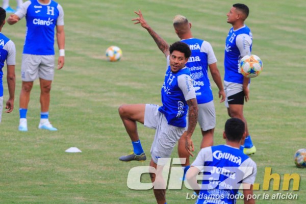 En imágenes: Así fue el último entrenamiento de Honduras previo al juego con Puerto Rico