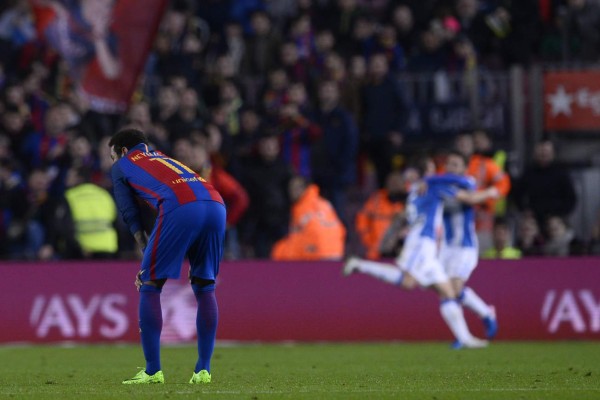 Lo que no viste en TV del sufrido triunfo del Barcelona