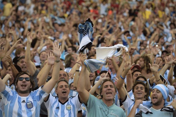 Así se palpita la final para los Argentinos en Brasil.