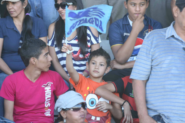 Ambiente en Choluteca en partido Motagua Real Sociedad.