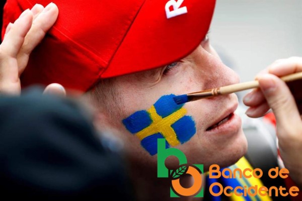 EL COLOR: Todas las imágenes del ambiente del Suecia vs Suiza