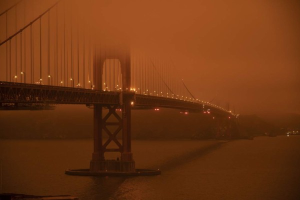 Impactantes fotos: Los cielos de San Francisco parecen una imagen de Apocalipsis