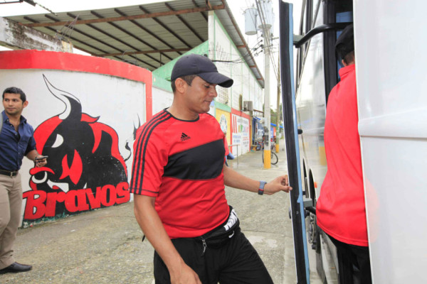 Atlético Choloma, viajó completo a Tegucigalpa.