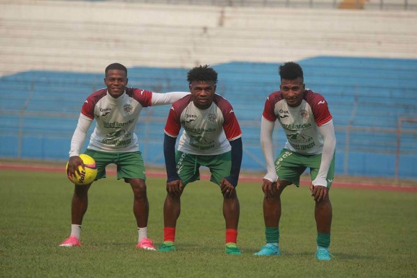 Entre risas y comiendo mangos, Marathón cierra filas para enfrentar a Motagua
