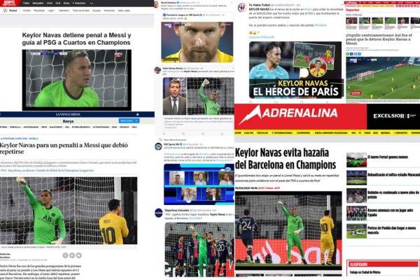 'Gigante y Mejor de la Historia de Concacaf': Lo que dice la prensa de Keylor Navas tras pararle penal a Messi