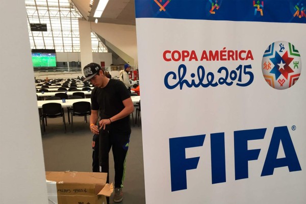 Así es el ambiente previo a la Copa América Chile 2015
