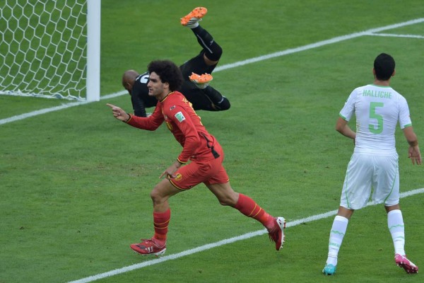 Mundial Brasil 2014: Las mejores imágenes Bélgica Argelia 2-1 .
