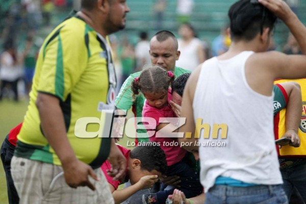 Las imágenes que no viste en TV de incidentes en el Yankel Rosenthal