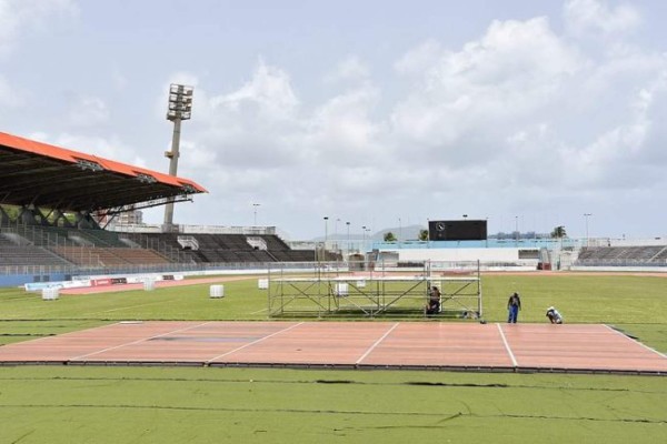Así es el estadio Pierre Aliker en Martinica donde Honduras juega esta noche