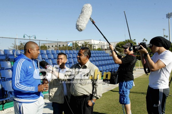 Las imágenes curiosas del entreno de Honduras en Fort Myers