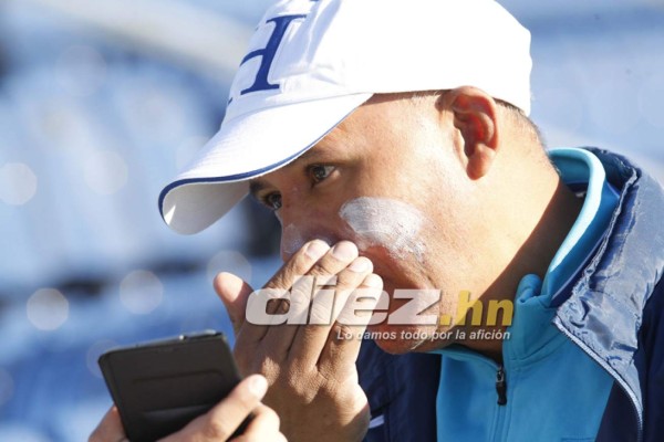 Las imágenes curiosas del entreno de Honduras en Fort Myers